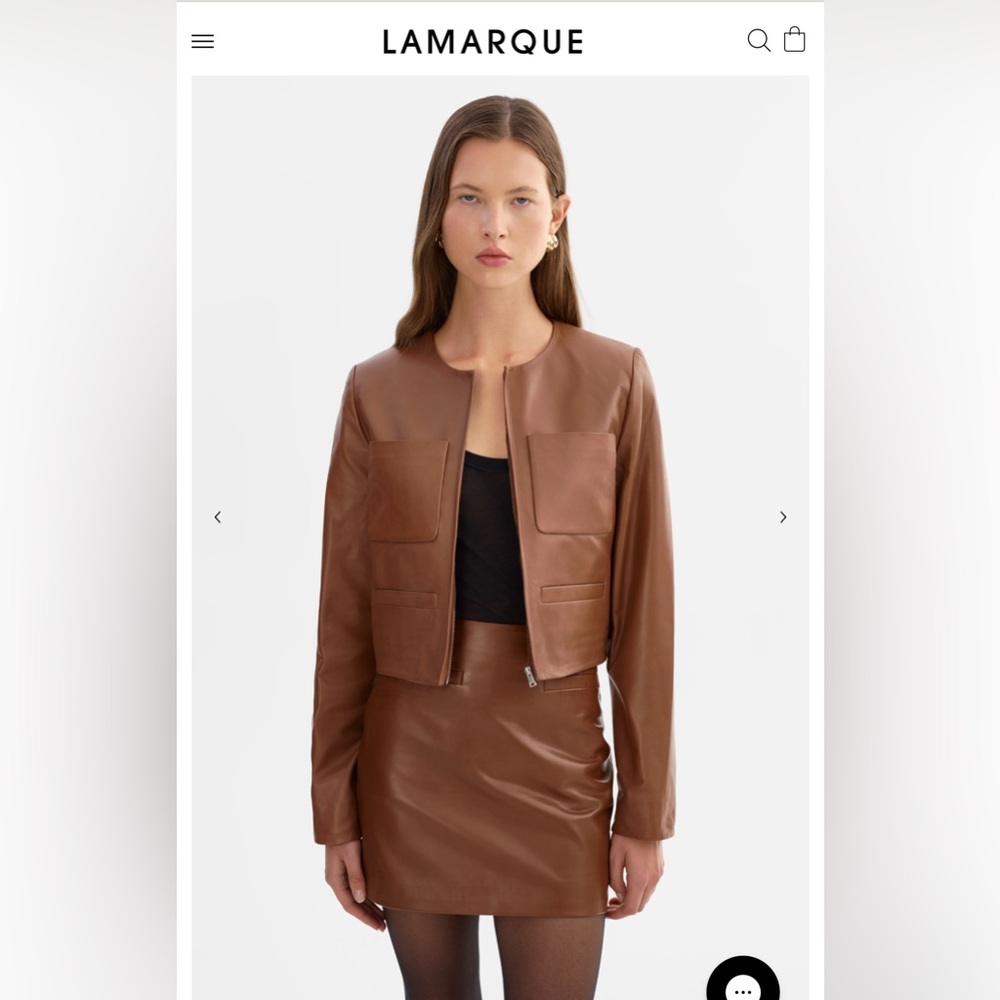 NWT Lamarque Linette Leather Jacket - Picture 2 of 5